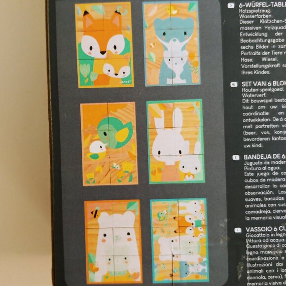 Janod Wooden Block Puzzle 12 Months + - Picture 8 of 11